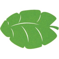 Oriental Trading Company Palm Leaf Felt Placemats, Party Supplies, 4 Pieces in Green | Wayfair 13911335