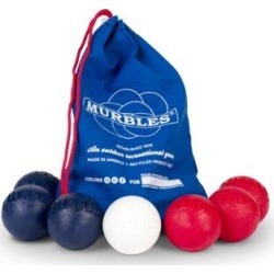 Murbles 72mm Bocce w/ Carrying Case Plastic in Blue/Green/Red, Size 14.0 H in | Wayfair MGT7BDkBBRPtW-Bag B found on Bargain Bro from Wayfair for USD $41.36