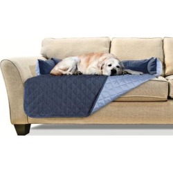 FurHaven Sofa Buddy Furniture Cover Dog Bed Navy, 42
