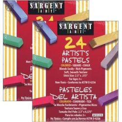Sargent Art Inc Chalk Pastels, Terracotta, Size 1.5 H x 6.5 W x 7.5 D in | Wayfair SAR224124-2 found on Bargain Bro from Wayfair for USD $30.42