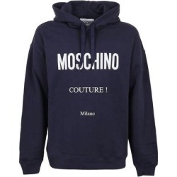 Logo Hoodie - Blue - Moschino Sweats