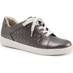 Wide Width Women's Adore Sneaker by Trotters in Pewter (Size 12 W) found on Bargain Bro Philippines from Ellos for $114.99