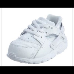 Nike Shoes | Nike Huarache Infant Toddler Shoe | Color: Silver | Size: 6bb