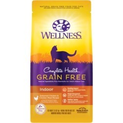 Wellness Complete Health Grain Free Indoor Chicken & Chicken Meal Recipe Dry Cat Food, 2.25 lbs.