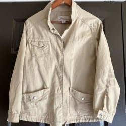 Levi's Jackets & Coats | Levis San Francisco Casual Jacket L | Color: Cream | Size: L found on MODAPINS