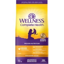 Wellness Complete Health Indoor Deboned Chicken & Chicken Meal Recipe Natural Dry Cat Food, 5 lbs.