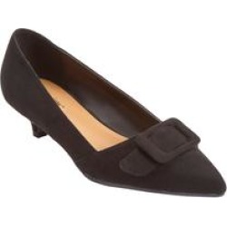 Wide Width Women's The Holland Pump by Comfortview in Black (Size 8 W) found on Bargain Bro from Jessica London for USD $37.99
