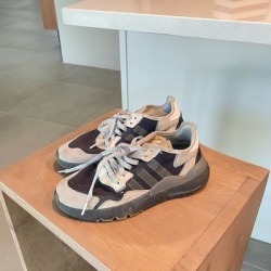 Adidas Shoes | Adidas Nite Jogger In Black Grey Cream | Color: Cream/Gray | Size: 8