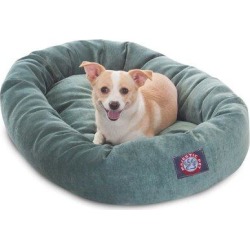 Majestic Pet Products Bagel Bolster Metal in Blue, Size 7.0 H x 23.0 W x 32.0 D in | Wayfair 78899552455