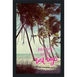 "Best Beach Days (Vertical)" Print on Acrylic