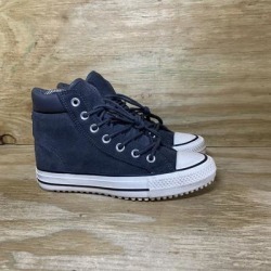 Converse Shoes | Converse Chuck Taylor All Star Hiker High Top Shoes Womens 5 Midnight Blue Suede | Color: Blue | Size: 5