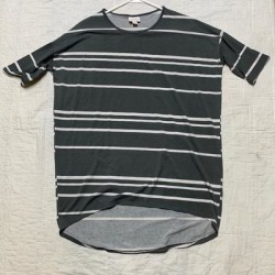 Lularoe Tops | Lularoe Xs Tunic | Color: Gray/White | Size: Xs found on Bargain Bro from poshmark, inc. for USD $6.08