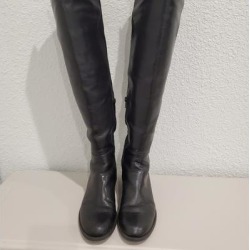 Nine West Shoes | Above The Knee Black Boots | Color: Black | Size: 6.5 found on Bargain Bro Philippines from poshmark, inc. for $50.00