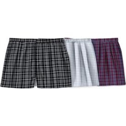 Men's Big & Tall Woven Boxers 3-Pack by KingSize in Plaid And Check (Size 4XL) found on Bargain Bro Philippines from fullbeauty for $51.99