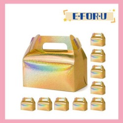 E.FOR.U 10 Pcs/Gift Box, Cake, Candy, Biscuit Packaging Cardboard in Yellow, Size 6.5 W x 3.5 D in | Wayfair EFORUad934d9