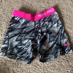Nike Shorts | Grey And Pink Nike Spandex | Color: Gray/Pink | Size: Xs found on Bargain Bro Philippines from poshmark, inc. for $10.00