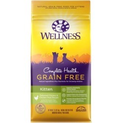 Wellness Complete Health Natural Grain Free Chicken & Chicken Meal Recipe Dry Kitten Food, 2.25 lbs.