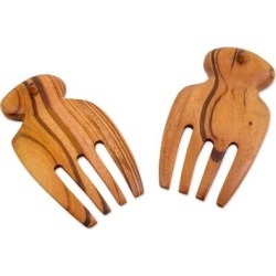 Handmade Delights Wood Salad Servers (Guatemala)