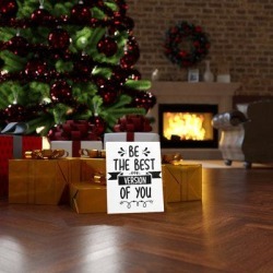 Trinx Inspirational Quote Canvas Be The Best Version in Black/White, Size 14.0 H x 11.0 W x 1.25 D in | Wayfair F430E41D6987434B8984EAD64540502D