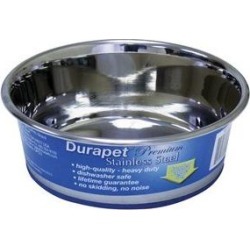 Durapet Stainless Steel Dog Bowl - 2 Quart - Smartpak