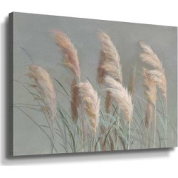 Winston Porter Pampas Grasses On Gray Gallery Canvas & Fabric in White, Size 36.0 H x 48.0 W x 2.0 D in | Wayfair 62E32FC59E3B4BEF9456315C6AB6FCF7 found on Bargain Bro from Wayfair for USD $82.07