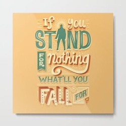 Metal Art Print | Make A Stand by Risa Rodil - LARGE - Society6