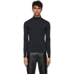 Black Seasonal Second Skin Moon Turtleneck - Black - MARINE SERRE Knitwear