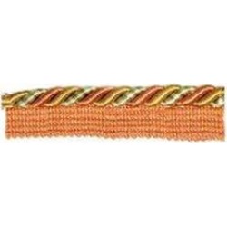 EuropaTex, Inc. Fabric in Orange, Size 0.25 W in | Wayfair Rouen-Cinnabar found on Bargain Bro from Wayfair for USD $11.39