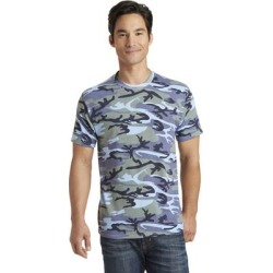 Port & Company PC54C Core Cotton Camo Top in Woodland Blueuflage size Medium found on Bargain Bro from ShirtSpace for USD $5.46