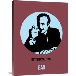 Naxart 'Bad Poster 5' Graphic Art Print on Canvas Metal in Black/Brown, Size 32.0 H x 24.0 W x 1.5 D in | Wayfair GCS-454379-2432-142 found on Bargain Bro from Wayfair for USD $167.19