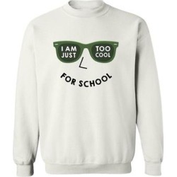 I'm Too Cool For School Sweatshirt Women's -GoatDeals Designs