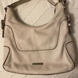 Michael Kors Bags | Michael Kors Off White Pebble Leather Purse | Color: White | Size: Os found on Bargain Bro from poshmark, inc. for USD $41.80