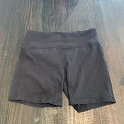 Athleta Shorts | Medium Length Black Bike Shorts | Color: Black | Size: L found on Bargain Bro Philippines from poshmark, inc. for $28.00