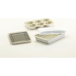 Nordic Ware 5 Piece Bakeware Set Aluminum/Metal in Gray | Wayfair 43215M