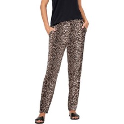 Plus Size Women's Woven Soft Pants by ellos in Animal Print (Size M) found on Bargain Bro Philippines from Ellos for $29.90