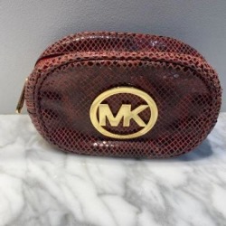 Michael Kors Bags | Michael Kors Cosmetic Bag | Color: Red | Size: Os found on Bargain Bro from poshmark, inc. for USD $25.84