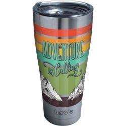 Tervis Tumbler Tervis Adventure is Calling - Insulated Tumbler Cup - 30oz, Stainless Steel in Gray, Size 8.3 H x 3.95 W in | Wayfair 1358002