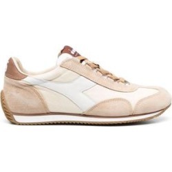 Equipe H Canvas Stonewashed Sneakers - White - Diadora Sneakers