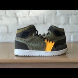 Nike Shoes | Air Jordan 1 High Retro Premium Utility Pack Av3724-200 Women Size 7.5 | Color: Brown/Green | Size: 7.5