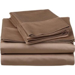 Simple Luxury 530 Thread Count Egyptian-Quality Cotton Sheet Set, Size Twin | Wayfair 530TWSH SLTP found on Bargain Bro Philippines from Wayfair for $89.00