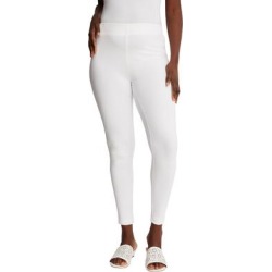 Plus Size Women's Everyday Legging by Jessica London in White (Size 38/40) found on Bargain Bro Philippines from Ellos for $24.99