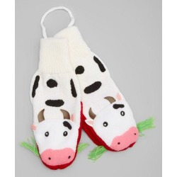 Kidorable Mittens #N/A - White Cow Mittens - Kids found on Bargain Bro from zulily.com for USD $7.59
