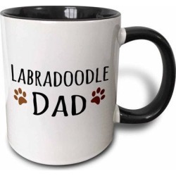 Winston Porter Seychella Labradoodle Dog Dad Coffee Mug Ceramic in Brown, Size 4.65 H in | Wayfair 12321D949495485D99896998144BCF3E found on Bargain Bro Philippines from Wayfair for $16.99