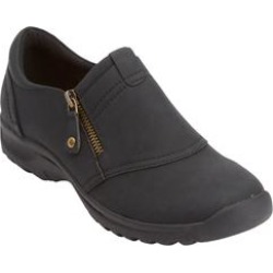 Extra Wide Width Women's The Aiden Flat by Comfortview in Black (Size 12 WW) found on Bargain Bro Philippines from Ellos for $69.99