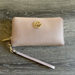 Michael Kors Bags | Michael Kors Smartphone Wristlet Wallet | Color: Pink | Size: Os found on Bargain Bro from poshmark, inc. for USD $25.84