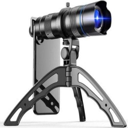 ATS HD 20-40X Zoom Lens w/ Tripod Telephoto Mobile Phone Lens Telescope For Iphone Samsung Other Smartphones Hunting Camping Sports in Black Wayfair found on Bargain Bro Philippines from Wayfair for $156.72