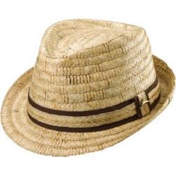 Tommy Bahama Men's Buri Braid Fedora Natural Size L/XL found on Bargain Bro from ShoeMall.com for USD $45.56