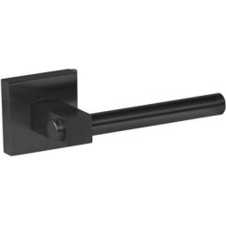 Linnea Passage Door Lever Set in Black, Size 2.68 H x 5.2 W in | Wayfair LL77S68-PA70-GBL found on Bargain Bro Philippines from Wayfair for $374.99