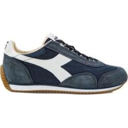 Heritage Equipe H Canvas Stone Wash Trainer Blue Denim - Blue - Diadora Sneakers