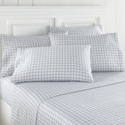 Seersucker Sheet Sets by Shavel Home Products in Gray (Size TWIN)